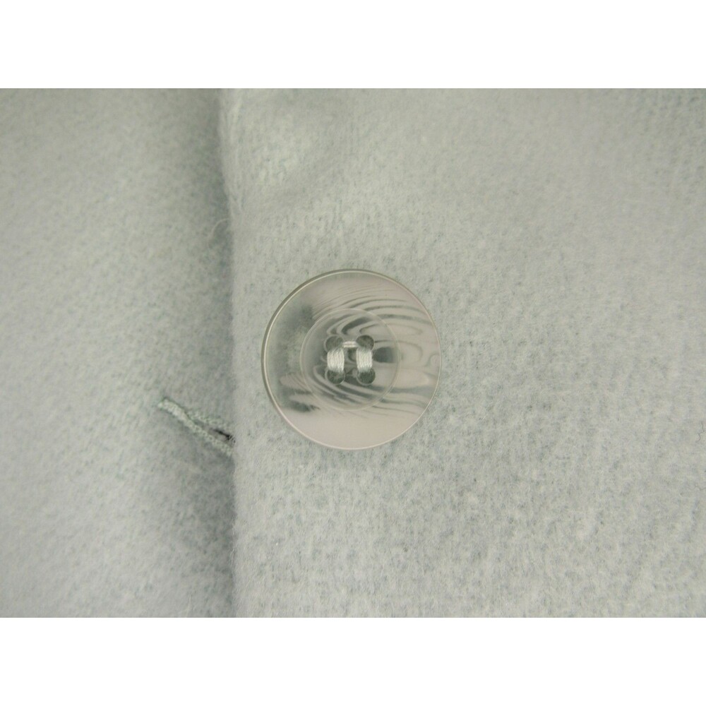 Wool Blend Light Mint Green Pea Coat Womens 16 VTG Samantha Taylor Retro Chic - Picture 16 of 16